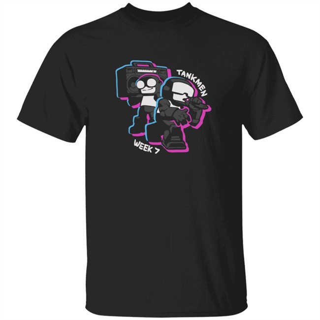 Sharkrobot Friday Night Funkin Tankmen T Shirt