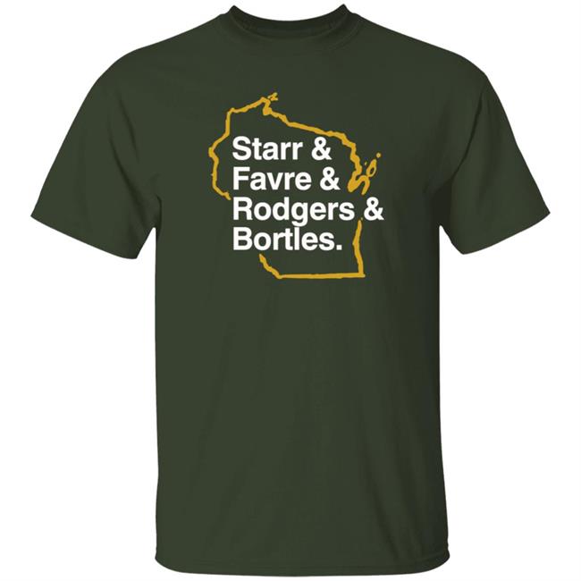 Barstoolsports Gb List Starr Favre Rodgers Bortles Tee Shirt