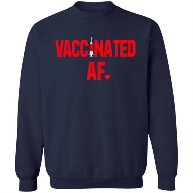 Vaccinated Af Heart 2021 T Shirt Rae Nevertrumperok Vaccinated Af Heart 2021 T Shirt Rae Nevertrumperok