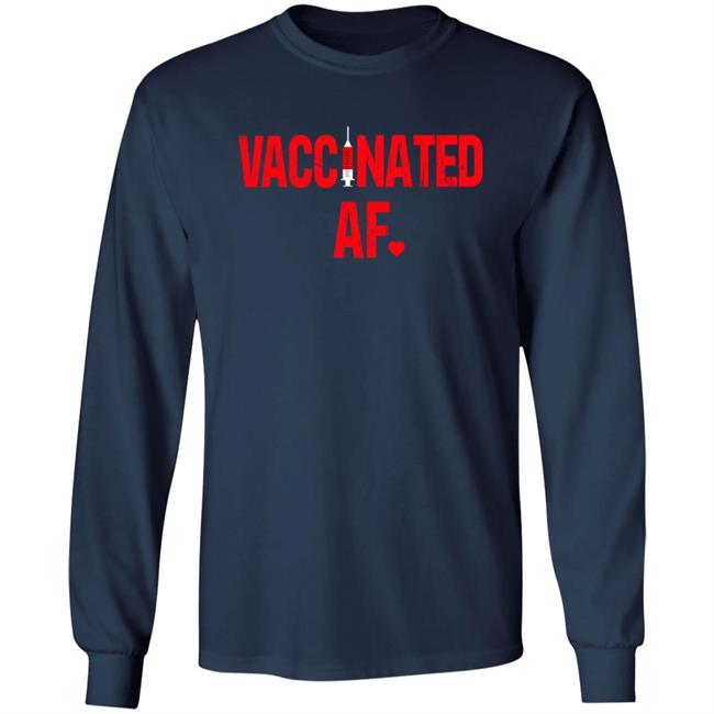 Vaccinated Af Heart 2021 T Shirt Rae Nevertrumperok Vaccinated Af Heart 2021 T Shirt Rae Nevertrumperok