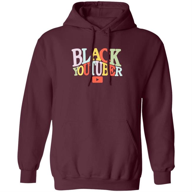 Poudii Merch Psychedelic Black Youtuber Hoodie Poudii Merch Psychedelic Black Youtuber Hoodie