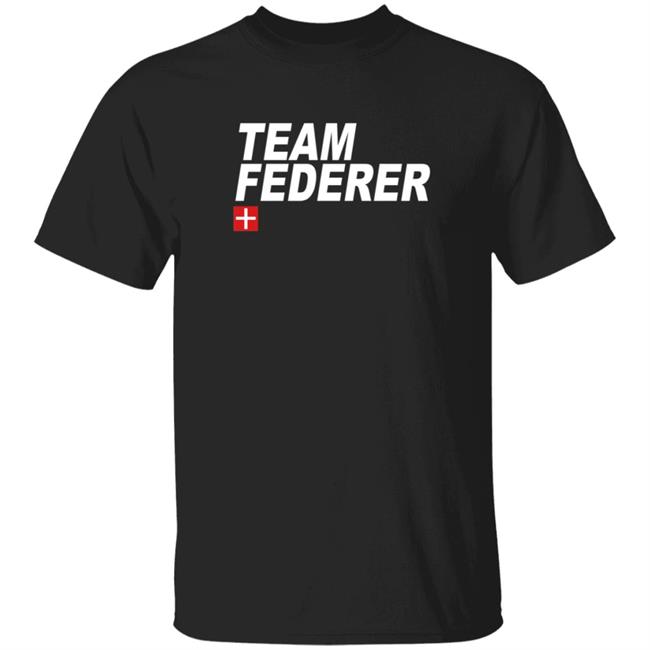 Team Roger Federer T Shirt Hoodie