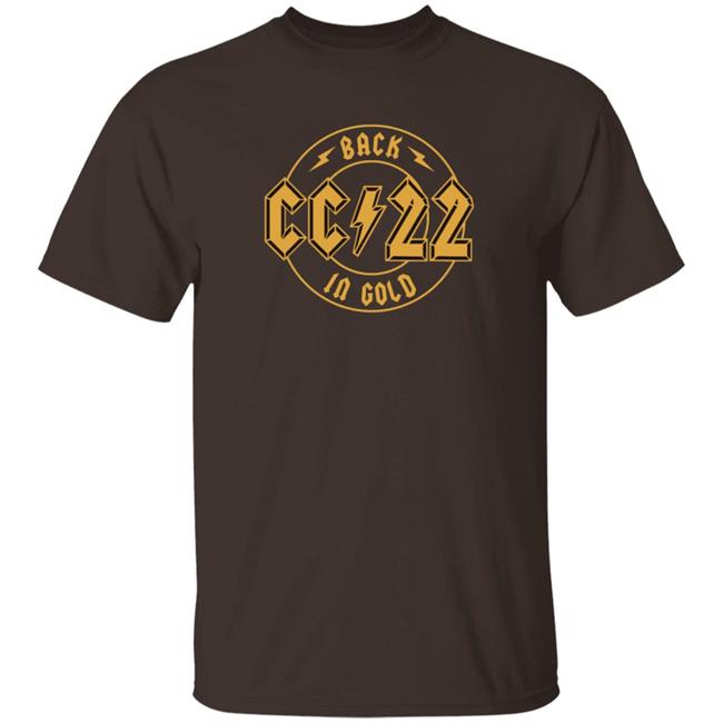 The Vinyl Studio Merch Cc 22 Back In Gold T Shirt Caitlin Clark