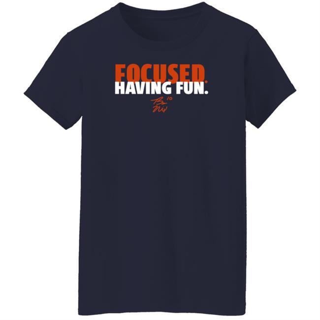 BreakingT Bo Nix Focused And Having Fun Shirt BreakingT Bo Nix Focused And Having Fun Shirt