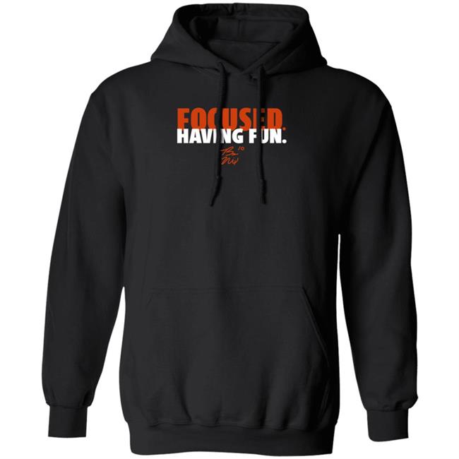 BreakingT Bo Nix Focused And Having Fun Shirt BreakingT Bo Nix Focused And Having Fun Shirt