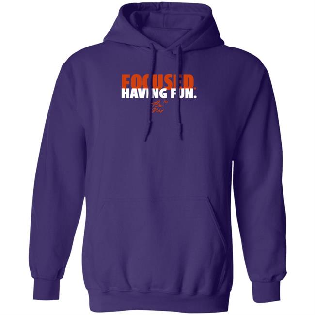 BreakingT Bo Nix Focused And Having Fun Shirt BreakingT Bo Nix Focused And Having Fun Shirt