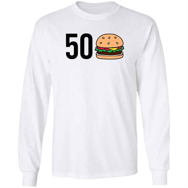 Barstool Sports Store 50 Burger Tee Shirt Colton Korn 50 Hamburger Shirt Barstool Sports Store 50 Burger Tee Shirt Colton Korn 50 Hamburger Shirt