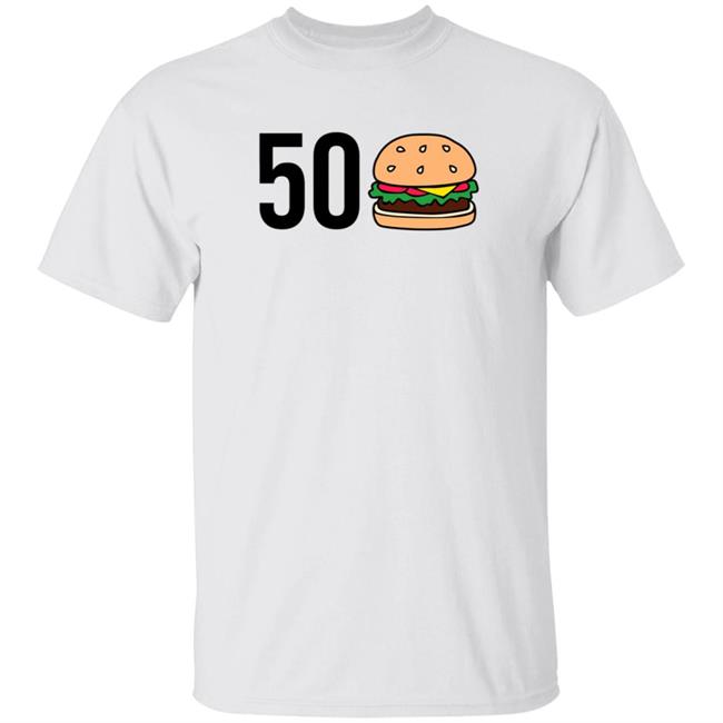 Barstool Sports Store 50 Burger Tee Shirt Colton Korn 50 Hamburger Shirt Barstool Sports Store 50 Burger Tee Shirt Colton Korn 50 Hamburger Shirt