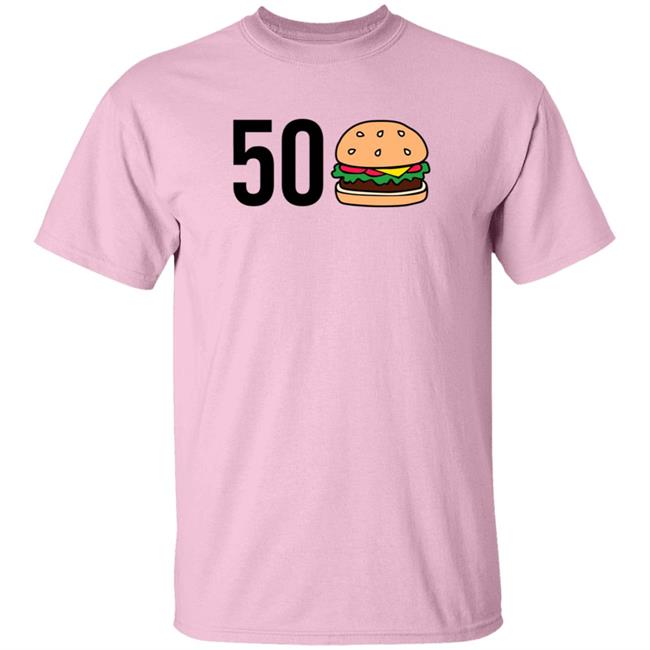 Barstool Sports Store 50 Burger Tee Shirt Colton Korn 50 Hamburger Shirt Barstool Sports Store 50 Burger Tee Shirt Colton Korn 50 Hamburger Shirt