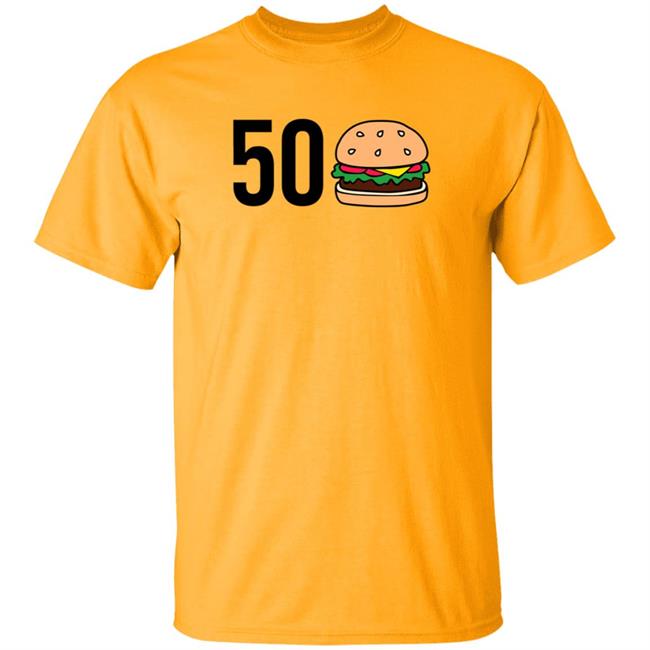 Barstool Sports Store 50 Burger Tee Shirt Colton Korn 50 Hamburger Shirt Barstool Sports Store 50 Burger Tee Shirt Colton Korn 50 Hamburger Shirt