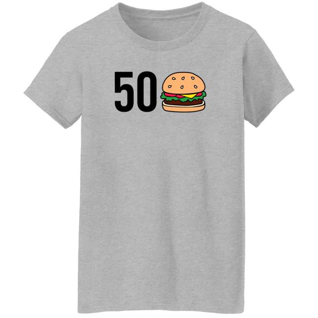 Barstool Sports Store 50 Burger Tee Shirt Colton Korn 50 Hamburger Shirt Barstool Sports Store 50 Burger Tee Shirt Colton Korn 50 Hamburger Shirt