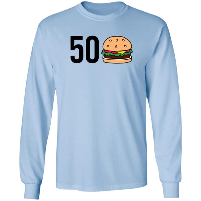 Barstool Sports Store 50 Burger Tee Shirt Colton Korn 50 Hamburger Shirt Barstool Sports Store 50 Burger Tee Shirt Colton Korn 50 Hamburger Shirt