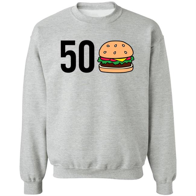 Barstool Sports Store 50 Burger Tee Shirt Colton Korn 50 Hamburger Shirt Barstool Sports Store 50 Burger Tee Shirt Colton Korn 50 Hamburger Shirt