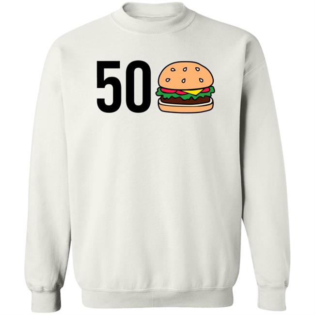 Barstool Sports Store 50 Burger Tee Shirt Colton Korn 50 Hamburger Shirt Barstool Sports Store 50 Burger Tee Shirt Colton Korn 50 Hamburger Shirt
