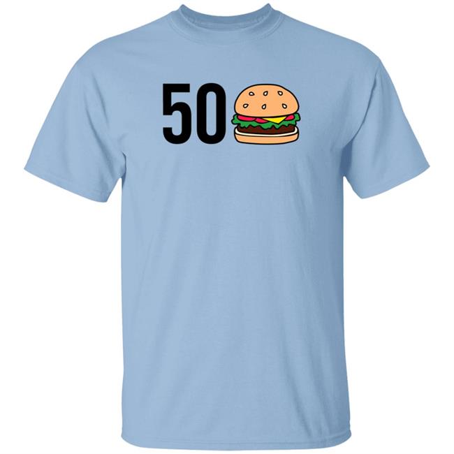 Barstool Sports Store 50 Burger Tee Shirt Colton Korn 50 Hamburger Shirt Barstool Sports Store 50 Burger Tee Shirt Colton Korn 50 Hamburger Shirt