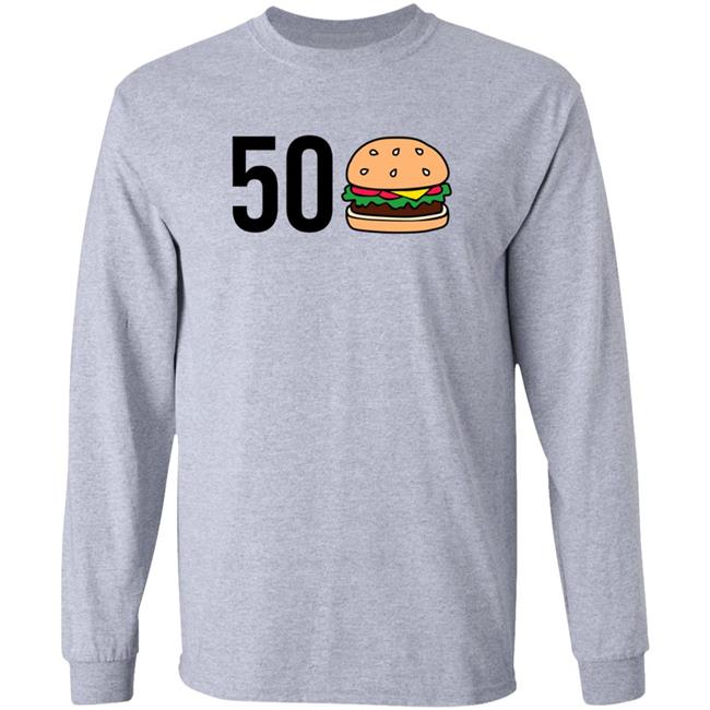 Barstool Sports Store 50 Burger Tee Shirt Colton Korn 50 Hamburger Shirt Barstool Sports Store 50 Burger Tee Shirt Colton Korn 50 Hamburger Shirt