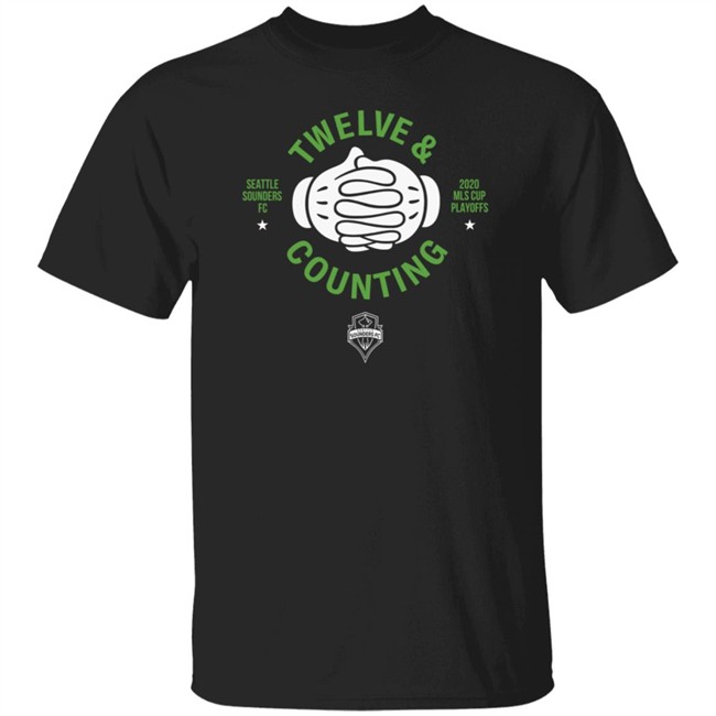 Seattle Sounders FC Fanatics Branded Black 2020 MLS Cup Playoffs Bound Team Slogan T Shirt Seattle Sounders FC Fanatics Branded Black 2020 MLS Cup Playoffs Bound Team Slogan T Shirt