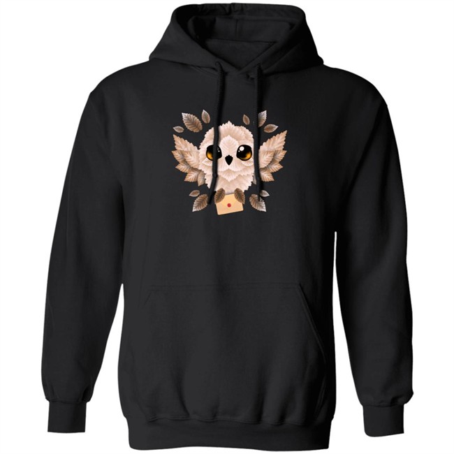 Owl Mail Of Leaves Hoodie Owl Mail Of Leaves Hoodie