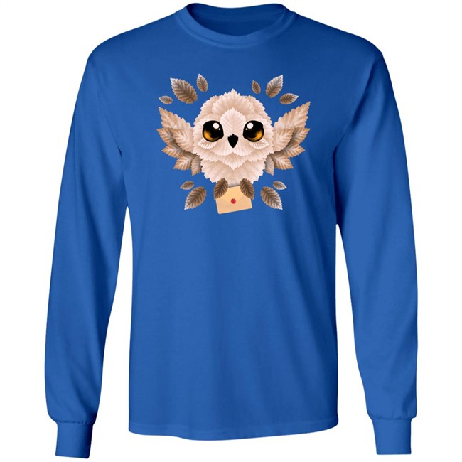 Owl Mail Of Leaves Hoodie Owl Mail Of Leaves Hoodie
