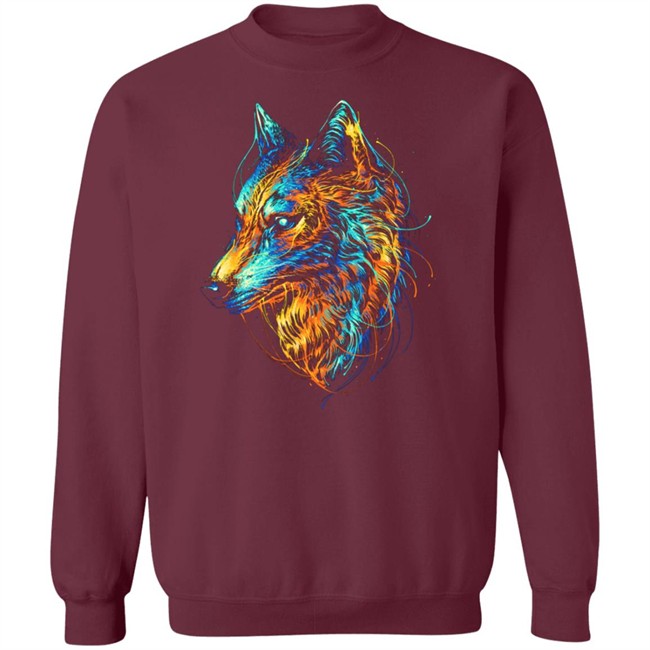 Colourful Wolf T Shirt Colourful Wolf T Shirt