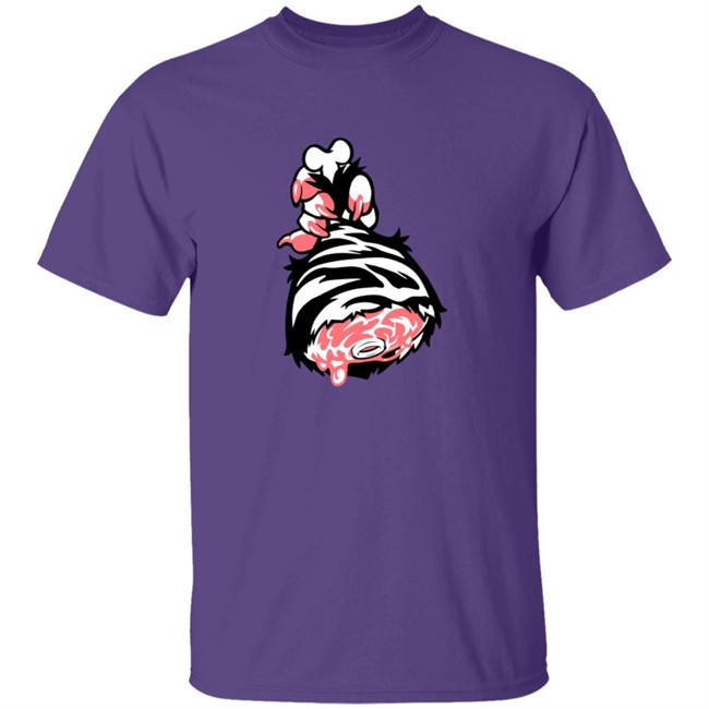 Hyena Agenda Merch Store Zebra Leg T Shirt