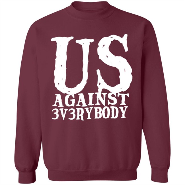 Ua3 Clothing Merch US Against 3v3rybody Shirt Ua3 Clothing Merch US Against 3v3rybody Shirt