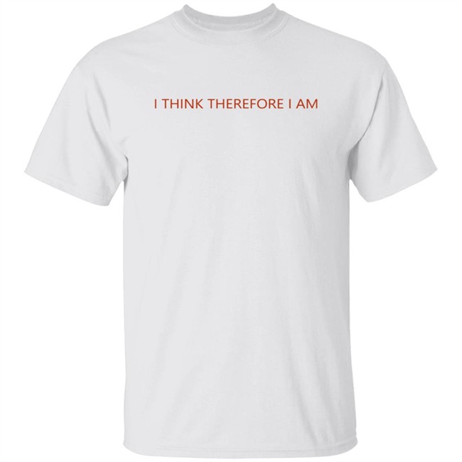Billie Eilish Merch I Think Therefore I Am Hoodie Billie Eilish Merch I Think Therefore I Am Hoodie