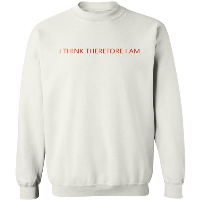 Billie Eilish Merch I Think Therefore I Am Hoodie Billie Eilish Merch I Think Therefore I Am Hoodie