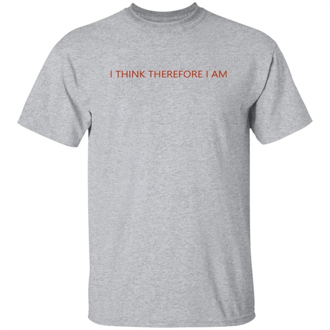 Billie Eilish Merch I Think Therefore I Am Hoodie Billie Eilish Merch I Think Therefore I Am Hoodie