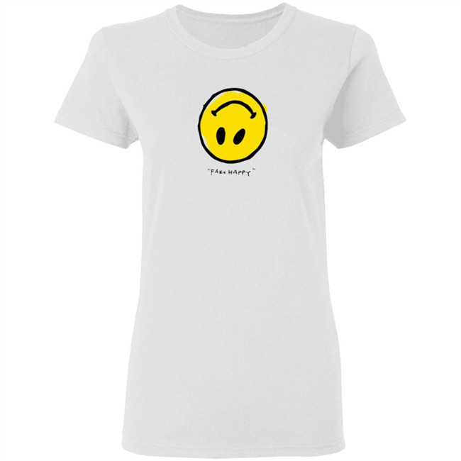 Paramore Merch Paramore Fake Happy T Shirt Paramore Merch Paramore Fake Happy T Shirt