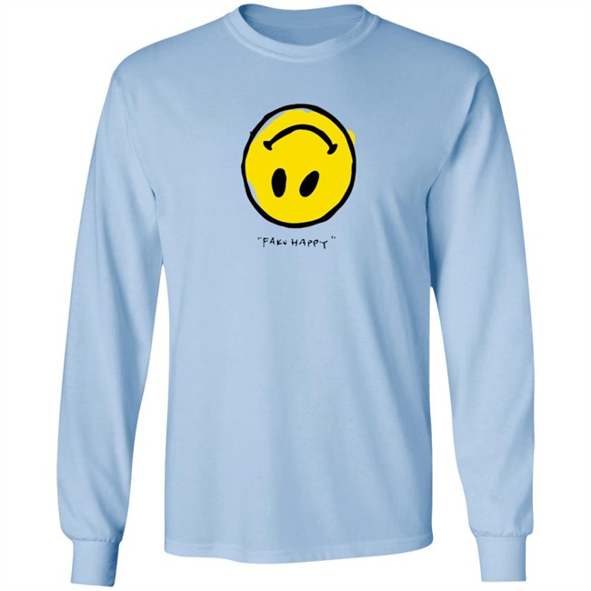 Paramore Merch Paramore Fake Happy T Shirt Paramore Merch Paramore Fake Happy T Shirt