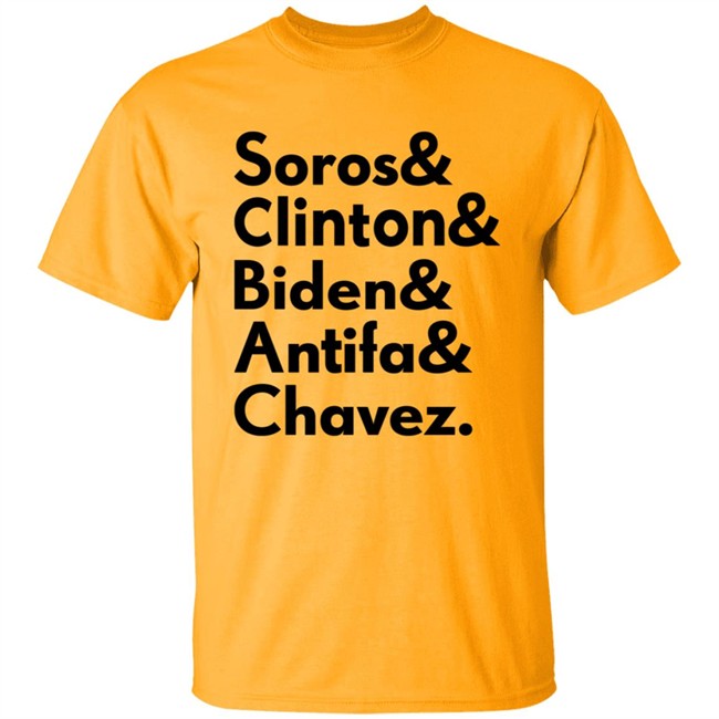 Soros Clinton Biden Antifa Chavez T Shirt The Rudy Giuliani Election Conspiracy Soros Clinton Biden Antifa Chavez T Shirt The Rudy Giuliani Election Conspiracy