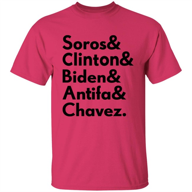 Soros Clinton Biden Antifa Chavez T Shirt The Rudy Giuliani Election Conspiracy Soros Clinton Biden Antifa Chavez T Shirt The Rudy Giuliani Election Conspiracy