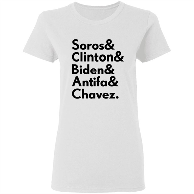 Soros Clinton Biden Antifa Chavez T Shirt The Rudy Giuliani Election Conspiracy Soros Clinton Biden Antifa Chavez T Shirt The Rudy Giuliani Election Conspiracy