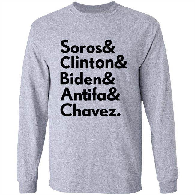 Soros Clinton Biden Antifa Chavez T Shirt The Rudy Giuliani Election Conspiracy Soros Clinton Biden Antifa Chavez T Shirt The Rudy Giuliani Election Conspiracy