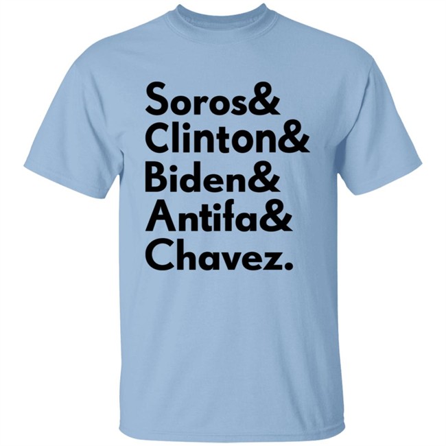 Soros Clinton Biden Antifa Chavez T Shirt The Rudy Giuliani Election Conspiracy Soros Clinton Biden Antifa Chavez T Shirt The Rudy Giuliani Election Conspiracy