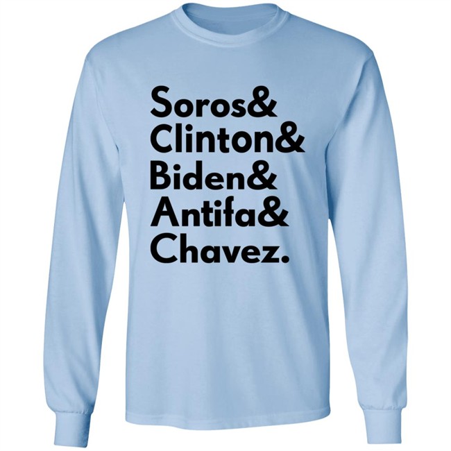Soros Clinton Biden Antifa Chavez T Shirt The Rudy Giuliani Election Conspiracy Soros Clinton Biden Antifa Chavez T Shirt The Rudy Giuliani Election Conspiracy