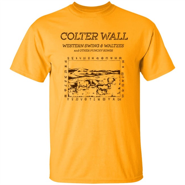 Colter Wall Western Swing & Waltzes Album Shirt Colter Wall Western Swing & Waltzes Album Shirt