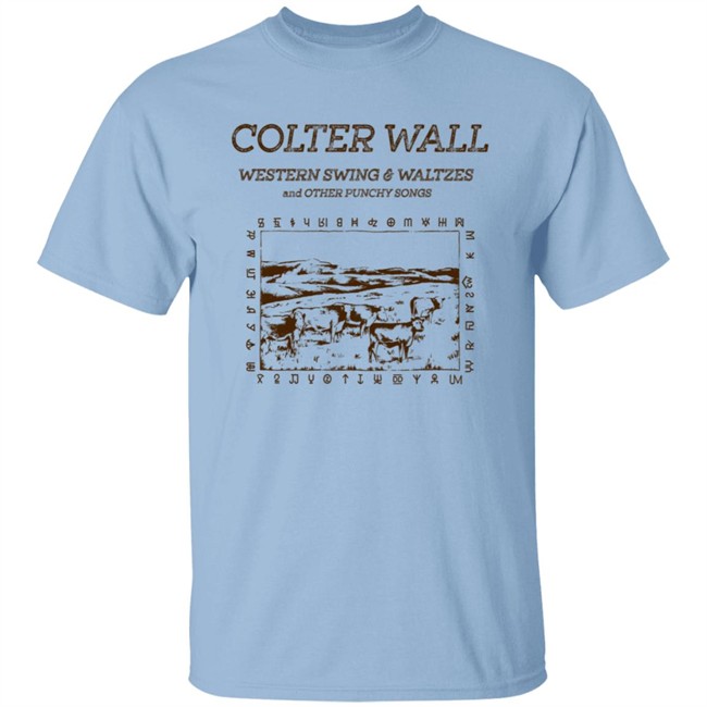 Colter Wall Western Swing & Waltzes Album Shirt Colter Wall Western Swing & Waltzes Album Shirt