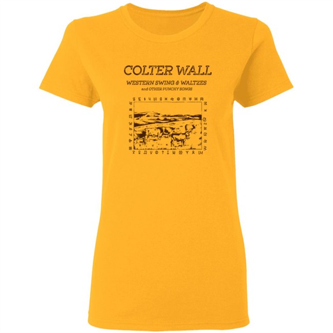 Colter Wall Western Swing & Waltzes Album Shirt Colter Wall Western Swing & Waltzes Album Shirt