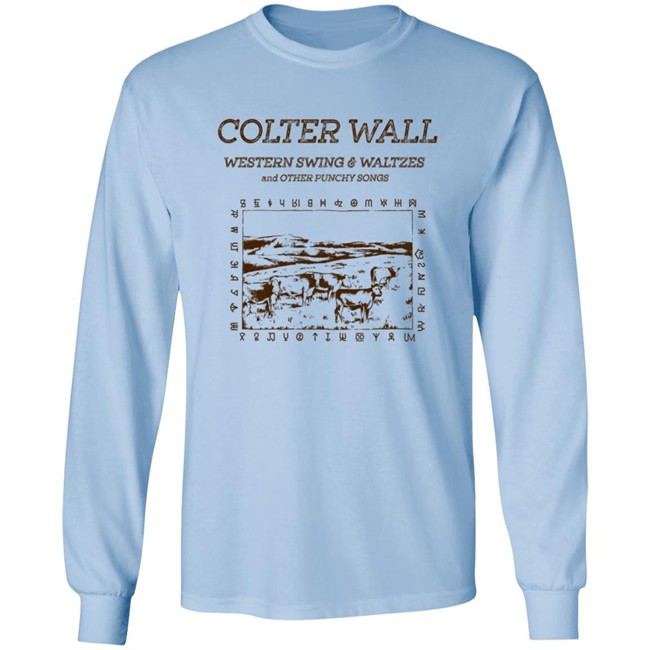 Colter Wall Western Swing & Waltzes Album Shirt Colter Wall Western Swing & Waltzes Album Shirt