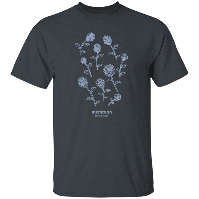 Mxmtoon Merch Blue Flowers Tee Mxmtoon Merch Blue Flowers Tee