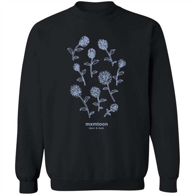 Mxmtoon Merch Blue Flowers Tee Mxmtoon Merch Blue Flowers Tee