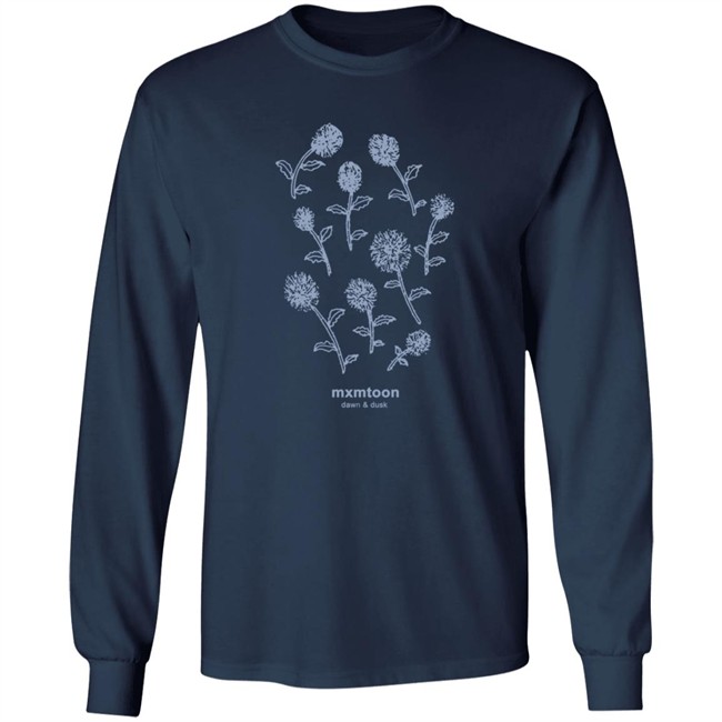 Mxmtoon Merch Blue Flowers Tee Mxmtoon Merch Blue Flowers Tee