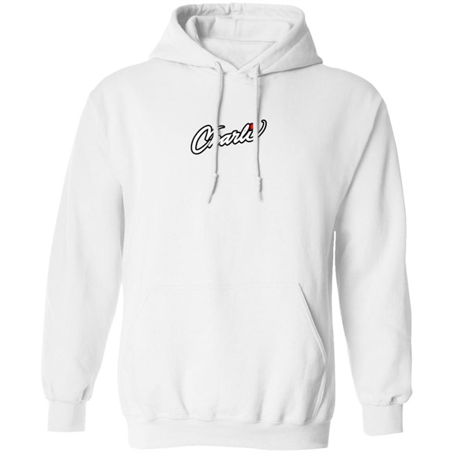 Fake Charli Merch Charli Script Hoodie White Fake Charli Merch Charli Script Hoodie White