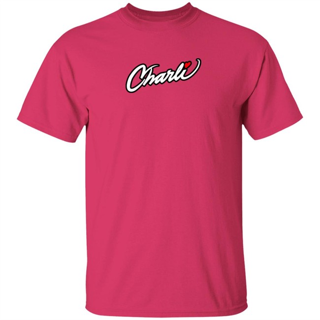 Fake Charli Merch Charli Script Hoodie White Fake Charli Merch Charli Script Hoodie White