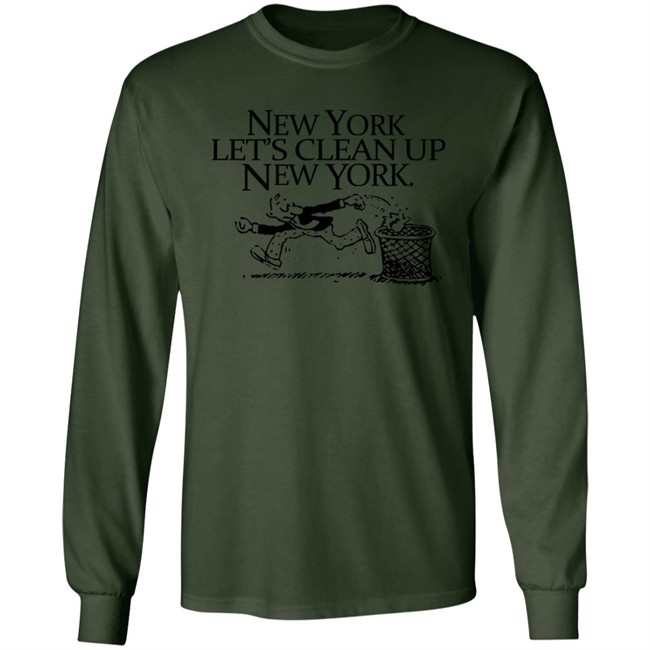 Coolhunting Merch Ny Clean Up Long Sleeve Shirt