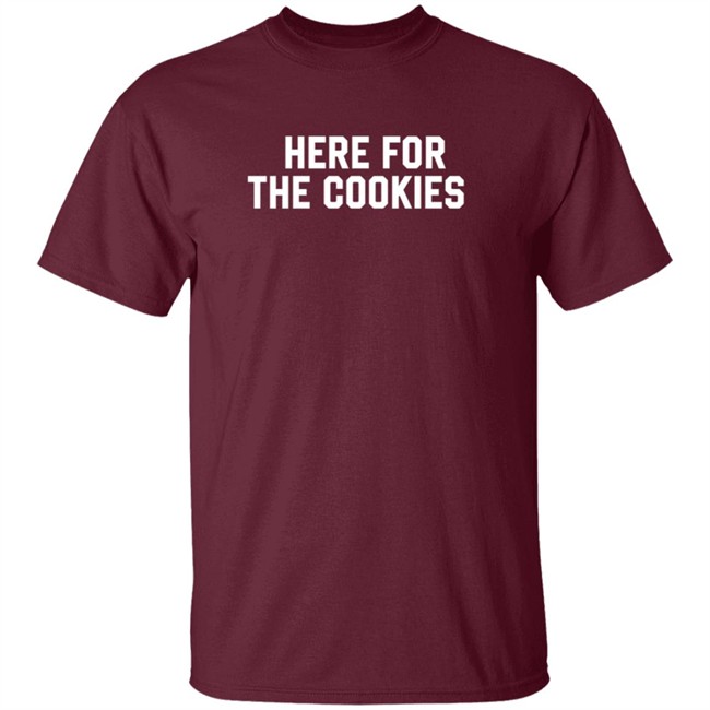 Delish Holiday Merch 2020 Here For The Cookies T Shirt