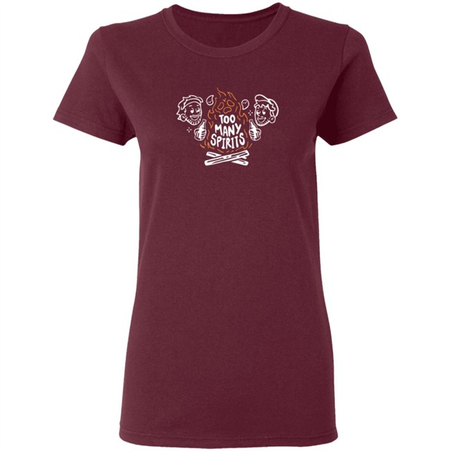 Gianthugs Merch Too Many Spirits Tee Gianthugs Merch Too Many Spirits Tee