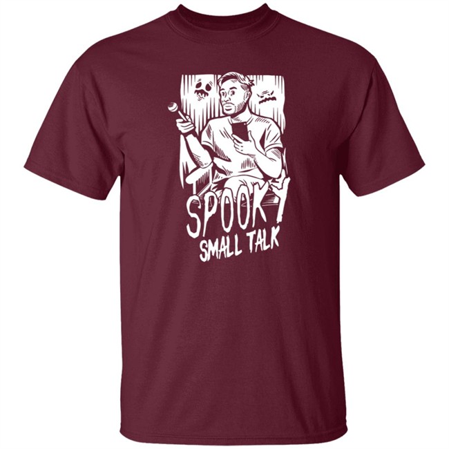 Gianthugs Merch Spooky Small Talk-The Host Glows In The Dark Shirt Gianthugs Merch Spooky Small Talk-The Host Glows In The Dark Shirt